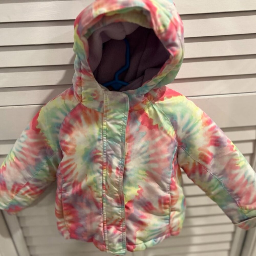 Childrens Place tie dye 3 in 1  2T Winter Jacket